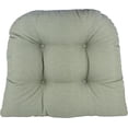 thumbnail image 2 of Klear Vu Saturn Non Slip Seat Cushion, Button Tufted Sitting Pillow with Durable Fabric Cover, Ideal for Dining, Office or Rocking Chair, 18" x 20" x 3", Set of 2, Celadon, 2 of 5