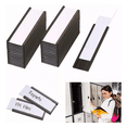 thumbnail image 5 of Portaetiquetas Magnético De Canal C - 76mm*25mm - 30pcs negro, 5 of 5