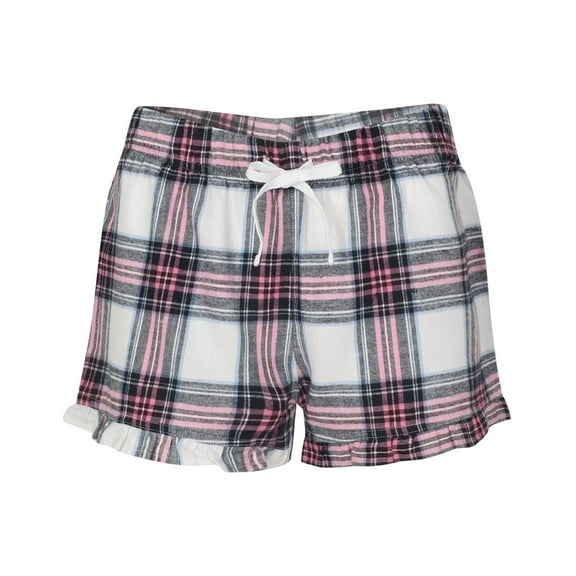 SF Womens Tartan Frill Shorts