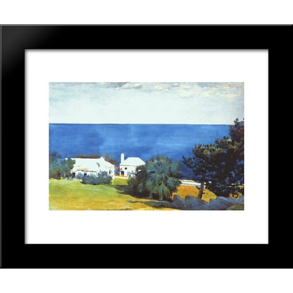 Shore at Bermuda 20x24 Framed Art Print by Winslow Homer