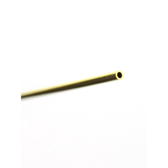 Metal Tubing brass, 3/32 in. x .014 in. x 36 in., tubing (pack of 12)