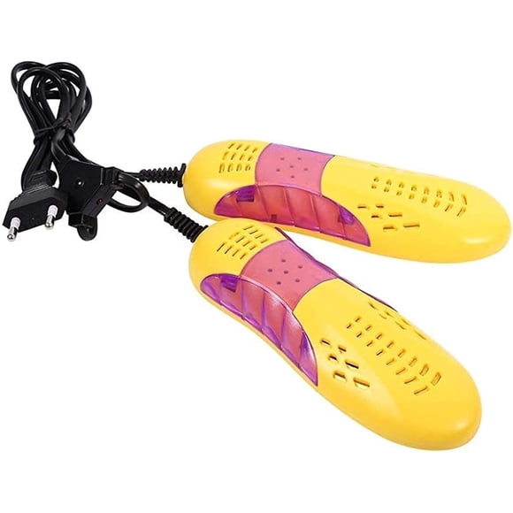 Secador de calzado con luz, calentador de calzado, secador de calzado para botas de fútbol y botas de esquí (amarillo EE. UU.)