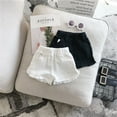 thumbnail image 3 of 2pcs Girls Lightweight Shorts Casual Baggy Trendy Short Pants Elastic Waist Comfy Shorts, 3 of 5