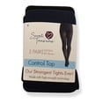 thumbnail image 1 of Secret Treasures Opaque Control Top tights - 2 pair pack, 1 of 2