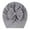 Gray, variant on Toddler Kids Baby Boy Girl Solid Knotted Hat Beanie Bow Headwear Accessories