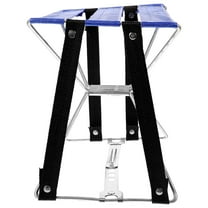 Milisten Compact Chair Folding Stool Metal Camping Adults Climbing 1Pack