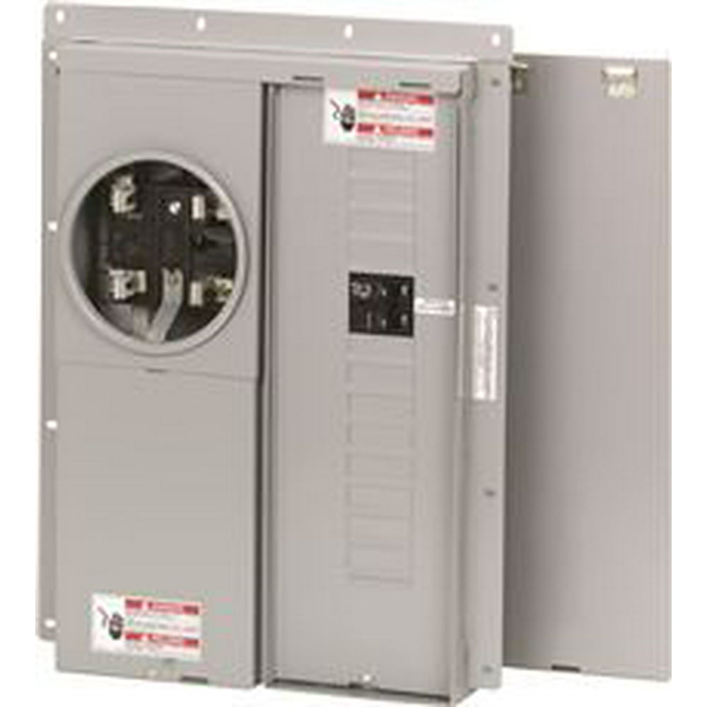Br Outdoor Main Breaker Meter And Panel House Combo 100 Amps 12 To 24 Circuits