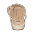 thumbnail image 3 of GC Shoes Womens Faux Leather Thong Sandals, 3 of 5