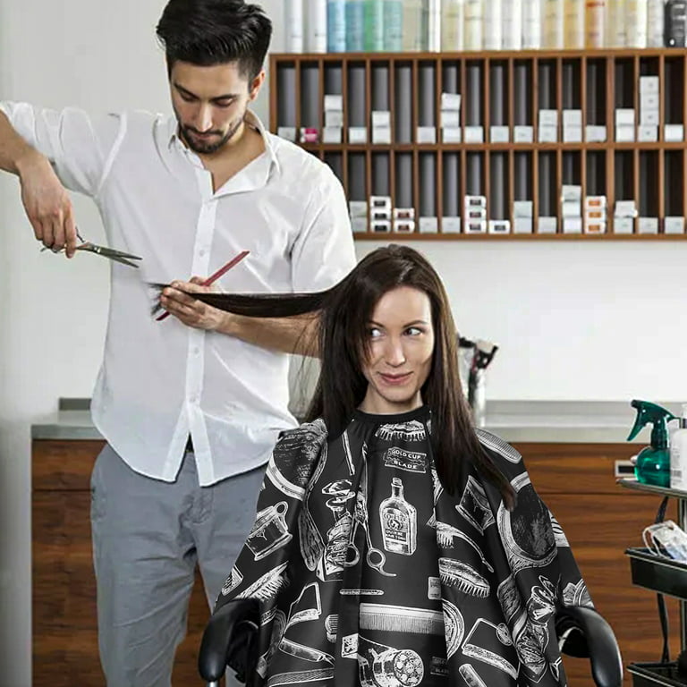 Barber Cape for Men Hair Cutting Cape Waterproof Professional Salon Cape