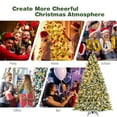 thumbnail image 6 of Topbuy 8FT Snow Flocked Artificial Christmas Hinged Tree Pre-lit Artificial Xmas Full Tree with 1,502 Branch Tips, 6 of 10