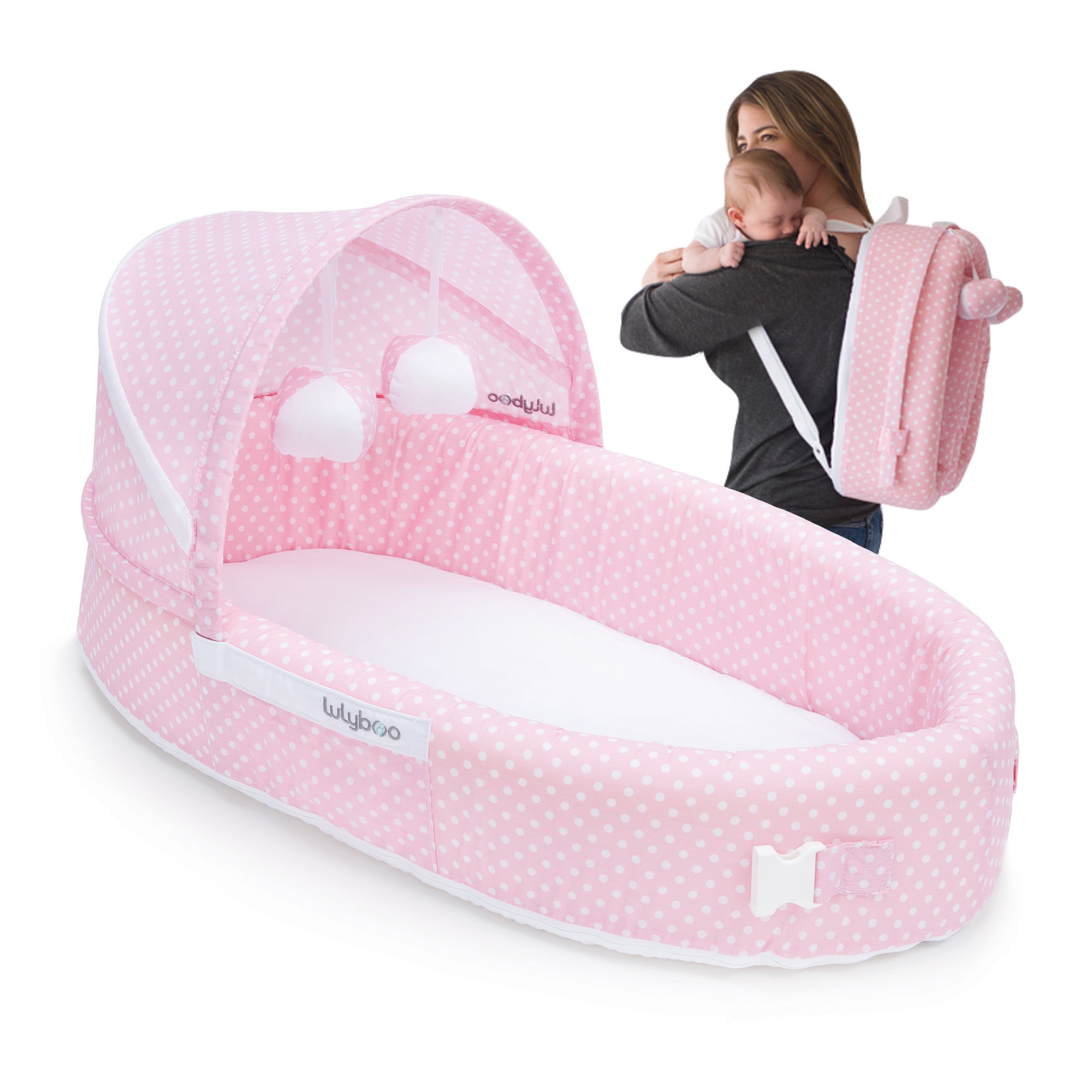 Bassinets Lulyboo Replacement Cover For Bassinet To Go Infant Travel Bed Baby