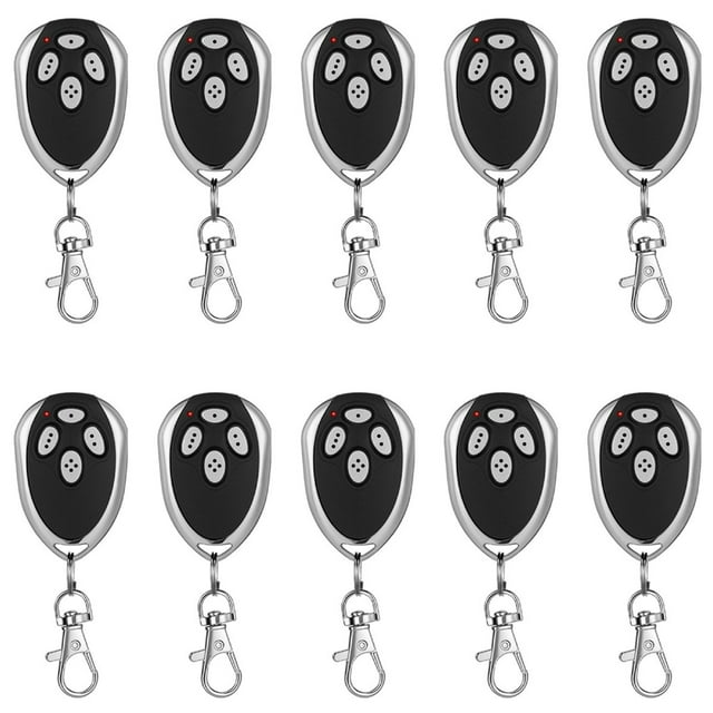 10 Abridores de Puertas con Control Remoto para Alutech AT-4 AR-1-500 An-Motors AT-4 ASG1000 AT4 AT 433 MHz con Código Variable