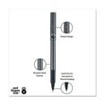 thumbnail image 3 of Deluxe Roller Ball Pen, Stick, Micro 0.5 Mm, Black Ink, Metallic Gray Barrel, Dozen | Bundle of 2 Dozen, 3 of 5