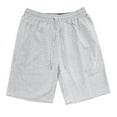 thumbnail image 6 of Elvqul Pull On Shorts for Men Under $5 Gray Bermuda Solid Casual Gym Elastic Waist Mens Shorts Drawstrings, 6 of 8