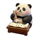 thumbnail image 1 of Figura de panda para decoración del salpicadero del coche, artesanías, adorno coleccionable para coche. Estilo C, 1 of 9