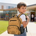 thumbnail image 4 of Jeiento Cute Capybara Toddler Backpack for 2-6 Year Old Kids, 13.5 Inch Preschool Bag for Boys & Girls, Lightweight School Backpack with Pockets, 4 of 7