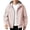 c01Pink, variant on USNSM Mens Fleece Zipper Jacket Lightweight Insulated Water Resistant Windbreaker Hooded Fall Winter Jackets for Golf Casual Yellow XXXXL