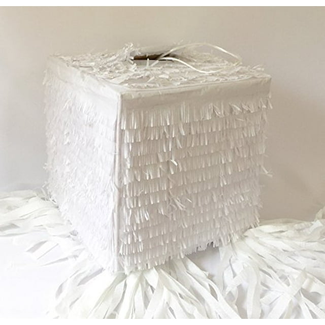 White Box Pinata Handcrafted Miner Theme Party Video game Party Decorations