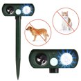 thumbnail image 3 of Repelente Repelente de animales solar Repelente ultrasónico de animales Repelente de jardín de granja resistente a la intemperie al aire libre con luz intermitente Detector de movimiento Ardilla, Mapa Abanopi Repelente, 3 of 7