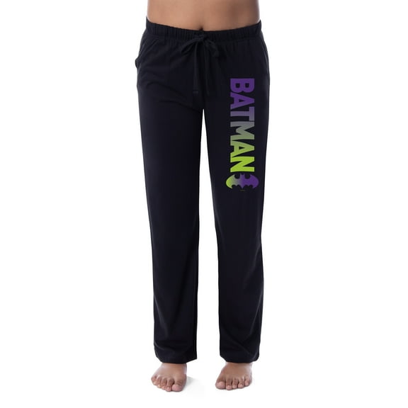 DC Comics Womens' Batman Bat Logo Ombre Sleep Pajama Pants
