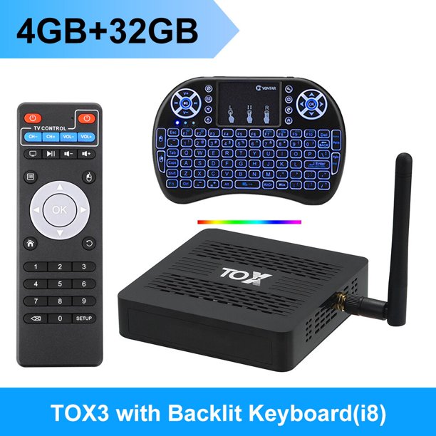 2023 TOX3 Amlogic S905X4 4GB 32GB TV BOX Android 11 Wifi 1000M BT 4K Reproductor multimedia Soporte Dolby Atmos AV1 DLNA Tan Jianjun unisex