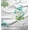 Teal Blue, variant on Soimoi Silk Fabric Leaves & Floral Block Print Sewing Fabric Yard 42 Inch Wide