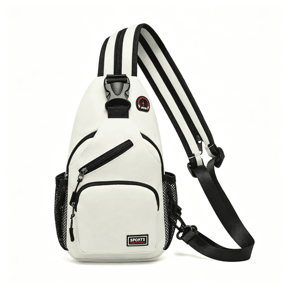 BPPEG Convertible Sling Bag for Women Men Fit for 7.9" Tablet Lightweight Mini Crossbody Backpack Daypack Anti-Theft with Water Bottle Holder for Casual Travel Sport Hiking