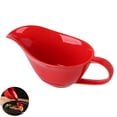 thumbnail image 4 of Shoreew Sauce Cup Ceramic Handle Design Dishwasher Safe Wide Spout No Mess Pouring Sauce Serving Pitcher Home Kitchen Decor, 4 of 7
