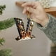 thumbnail image 1 of Adornos de árbol de Navidad de 26 letras - Decoraciones acrílicas personalizadas con gorros de Papá Noel, de una pieza, 1 of 7
