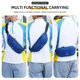 thumbnail image 2 of Riñonera impermeable de tela Oxford, bolso cruzado con, 2 of 8