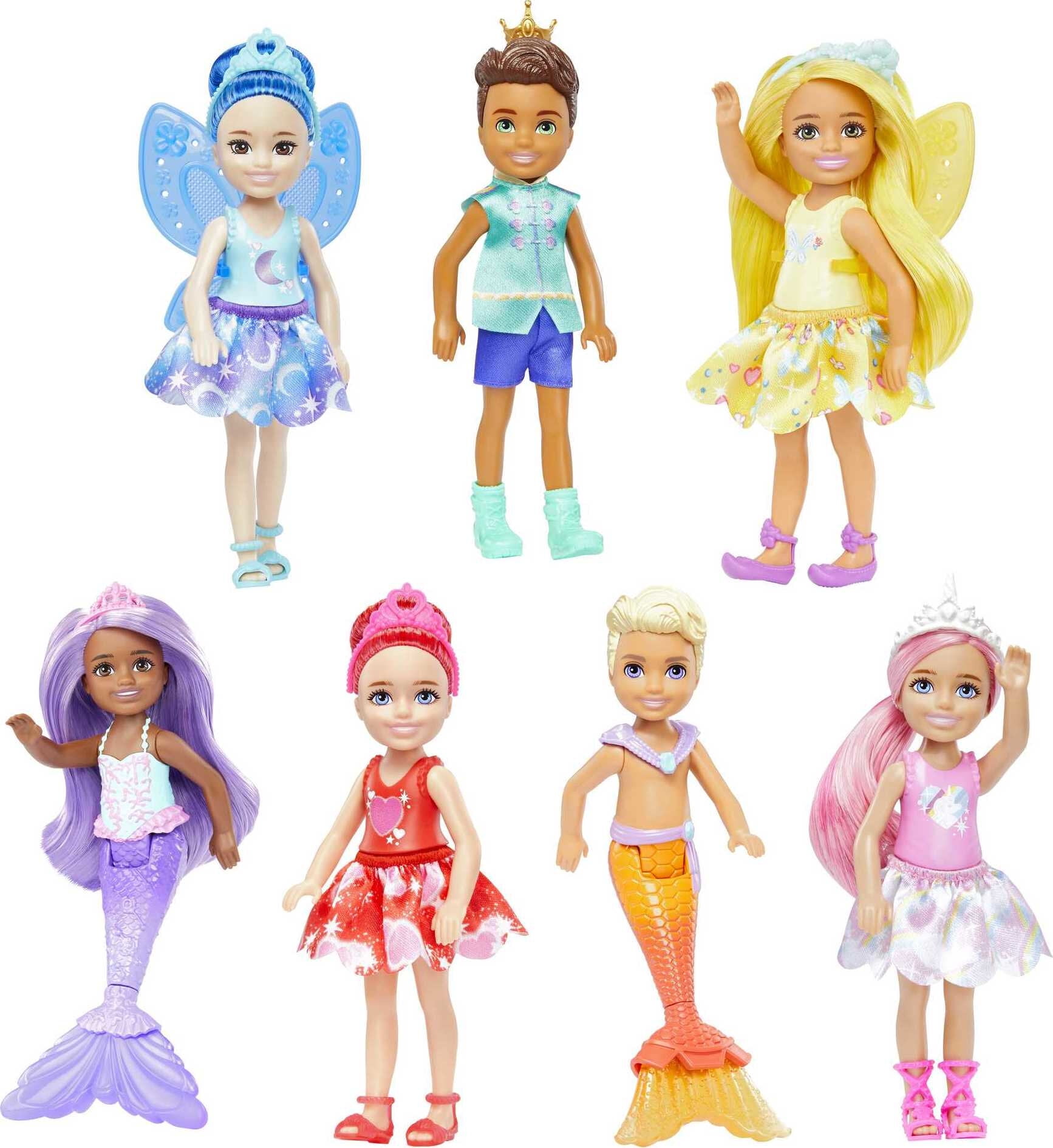 Barbie Dreamtopia Chelsea Fairytale Doll 7-Pack, Toy 3 Year Olds & Up - Walmart.com