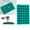 Green, variant on Square Candy Molds Silicone for Caramels Truffles Chocolate brownie Ice Molds 40 cavities for Baking Keto Snacks, Fudge Food grade Candy Making Kit Wax Melts Molds for DIY Homemade