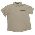 thumbnail image 4 of COSFO Short Sleeve Polo T Shirts for Men with Pockets Golf Yellow Tops Performance Pullover Slim Fit Collared Mens Classic T-Shirt, 4 of 5