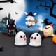 thumbnail image 4 of Adornos de resina de Halloween, varias manualidades de Halloween, mago, conejito, calabazas, murciélago fantasma, figuras en miniatura, miniadornos de micropaisaje de Halloween BANYUO Electrónica, 4 of 6