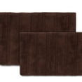 thumbnail image 2 of Martex Abundance 20"W x 30"L Chocolate Brown Bath Rug, 2 of 2
