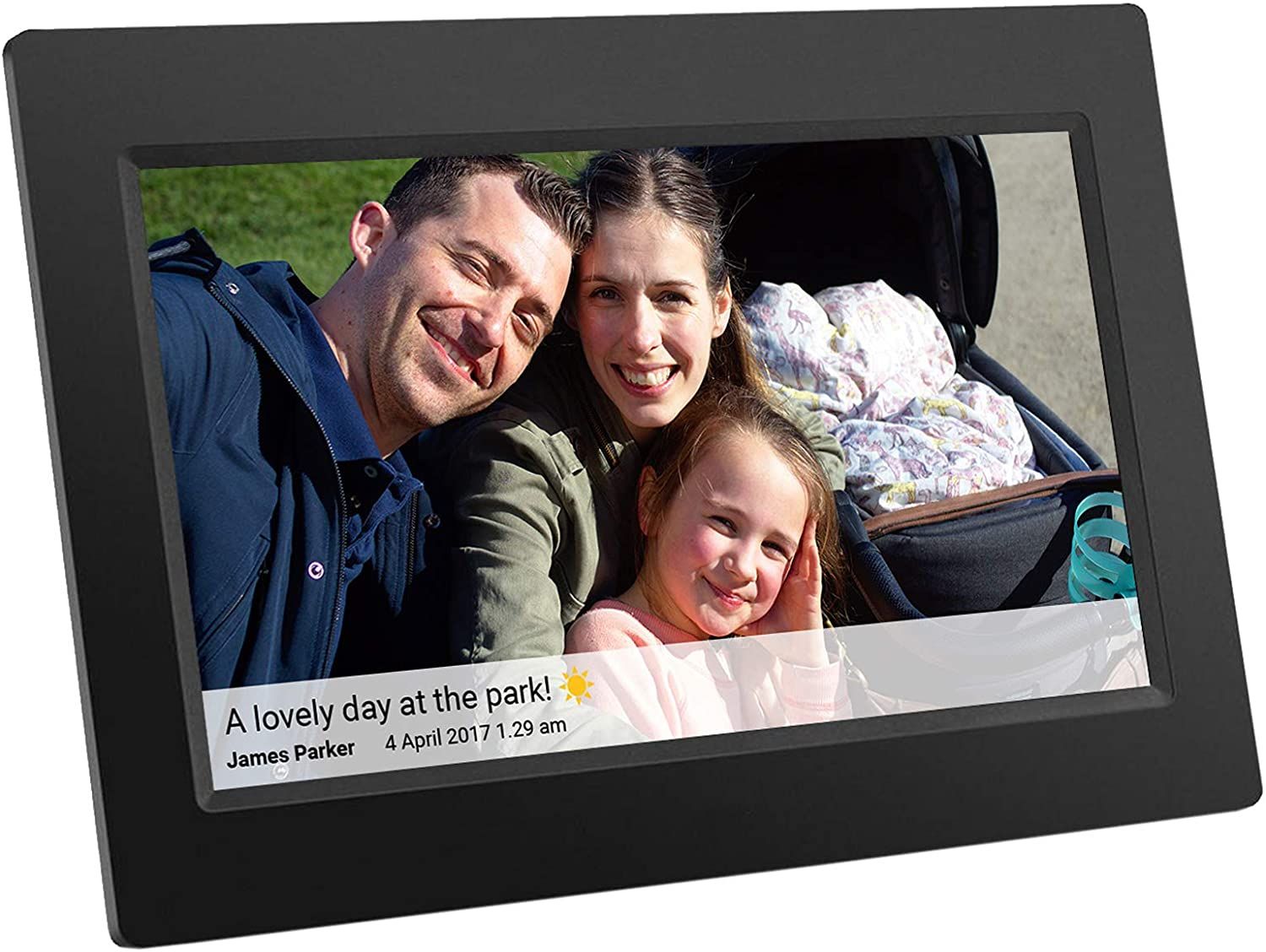 Feelcare 8GB Wifi Digital Picture Frame 10 inch, Share Moments