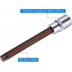 thumbnail image 5 of Dado con punta Torx T55 de accionamiento cuadrado de 1/2' YONGSHENG, 5 of 5