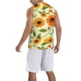 thumbnail image 2 of Sikiie Sunflowers And Butterflies Basketball Jersey Reversible Men's Mesh Athletic Sports Shirts Training Practice S-4XLMedium, 2 of 6