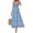 Sky Blue, variant on PRETTYGARDEN Womens Floral Maxi Dress Boho Casual Summer Spaghetti Strap Smocked Sleeveless Flowy Beach Vacation Dresses