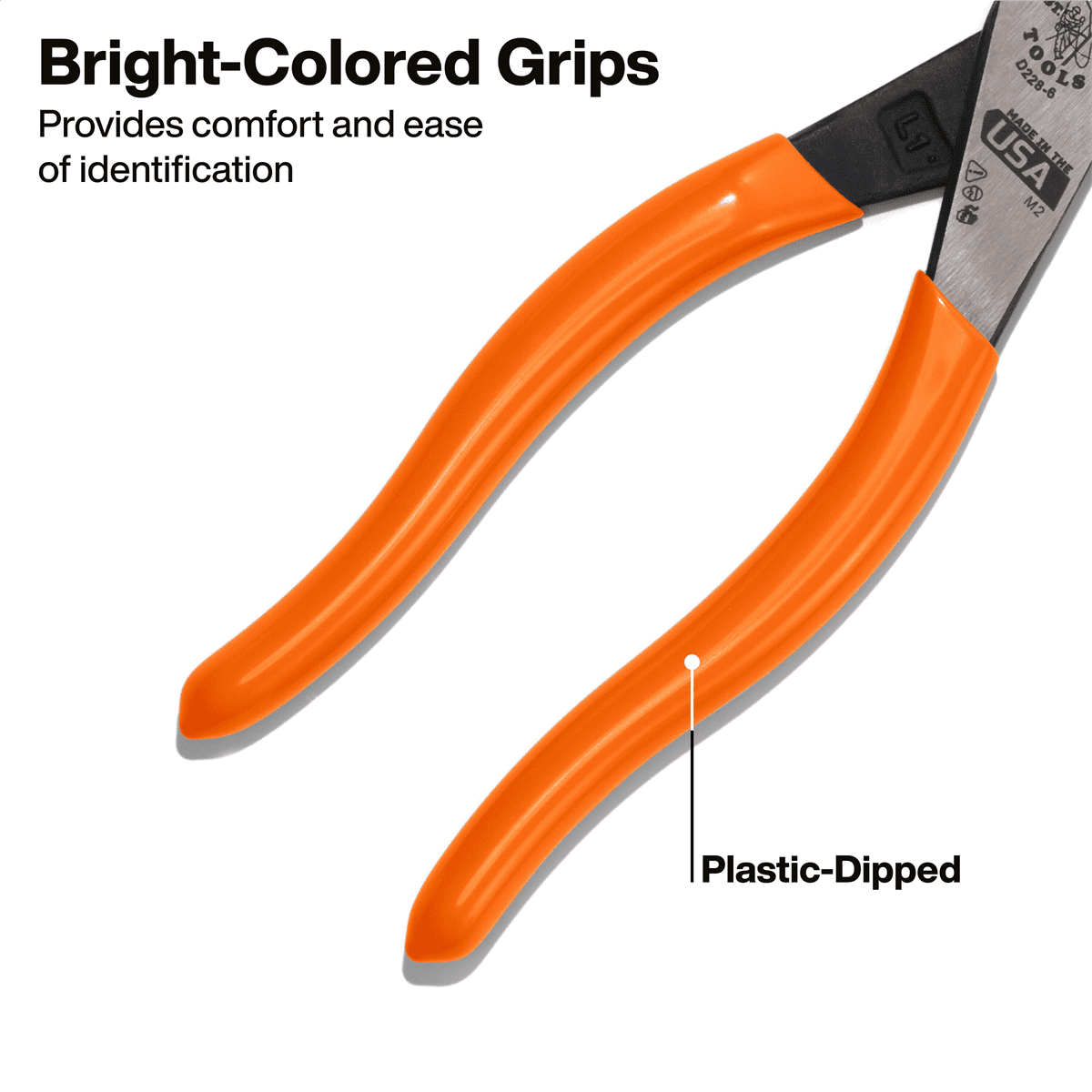 Klein Tools Diagonal Cutting Pliers, High-Leverage, 6-Inch