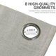 thumbnail image 5 of Cortinas Joydeco Opacas 178x274 cm Panel Beige Claro, 5 of 6