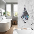 thumbnail image 2 of Yayeee 100% Cotton Hand Towels for Bathroom 16" x 28" Soft Absorbent Kitchen Towel, Black, 2 of 7