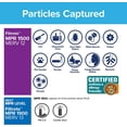 thumbnail image 4 of Filtrete 14x24x1, AC Furnace Air Filter, MPR 1500, Healthy Living Ultra Allergen, 6-Pack exact dimensions 13.81 x 23.81 x 0.78, 4 of 10