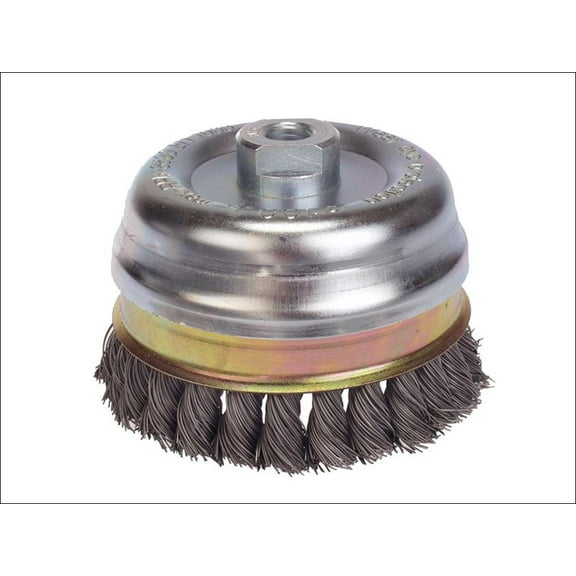 Lessmann - Knot Cup Brush 125mm M14x2.0, 0.50 Steel Wire*