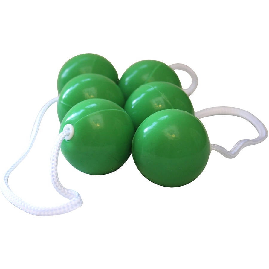 BolaBall Ladderball Ladder Golf Game Replacement Balls, Set of 3, Green