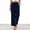 9# Navy, variant on Wide Leg Pants Womens Palazzo Pants, Lace-up High Waisted Flowy Beach Pants Linen Dress Trouser with Pocket Black S 26/27"