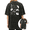 Black-2, variant on Subway Cat Graphic Tees T-shirt Cute Orange Cat With Headphones Meme Tops Short Sleeve Round Neck Black S-2XL Plus Size