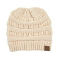 thumbnail image 4 of CC Beanie by Truly Contagious - Criss-Cross Adjustable Ponytail Hats, 4 of 26