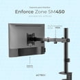 thumbnail image 4 of Soporte de escritorio ACTECK ENFORCE ZONE SM450 Para Monitor Ajustable Negro AC-934596 Acteck AC-934596, 4 of 6