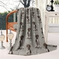 thumbnail image 2 of German Shorthaired Pointer Blanket,Comfortable Soft Flannel Throw Blanket,All Season,Warm Lightweight Blankets for Sofa Bed Couch Living Room Chair,40"x50"(100x130cm), 2 of 4